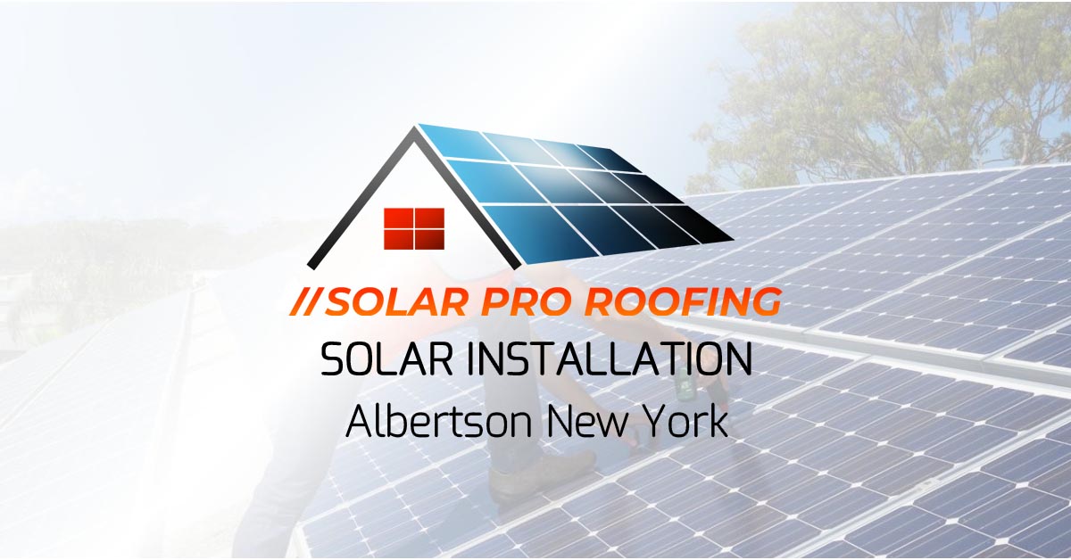 Albertson Solar Installation