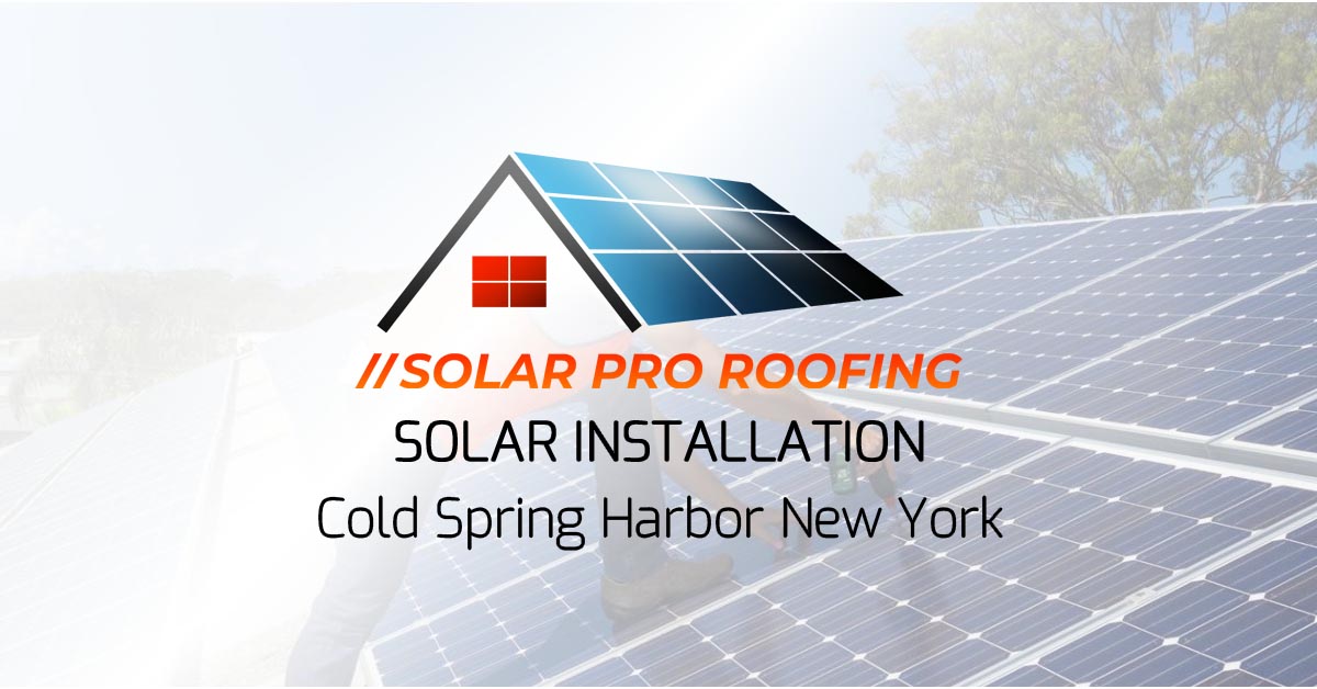 Cold Spring Harbor Solar Installation