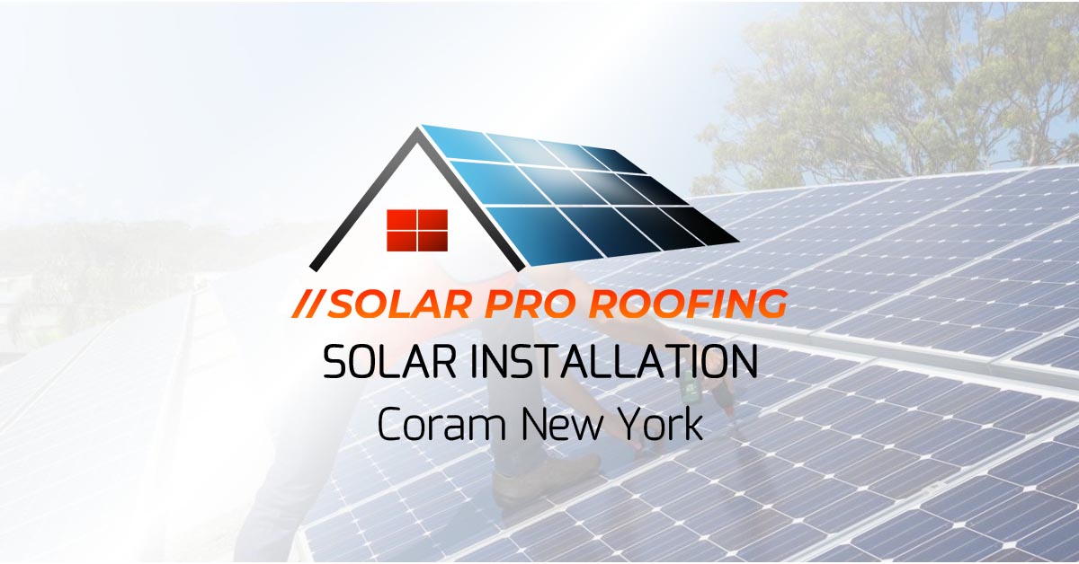 Coram Solar Installation